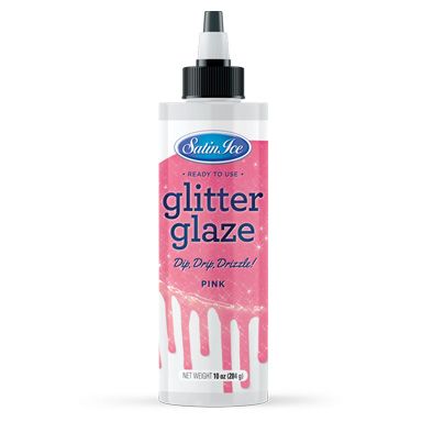 Pink Glitter Glaze 10 oz ~ Case of 3 Bottles