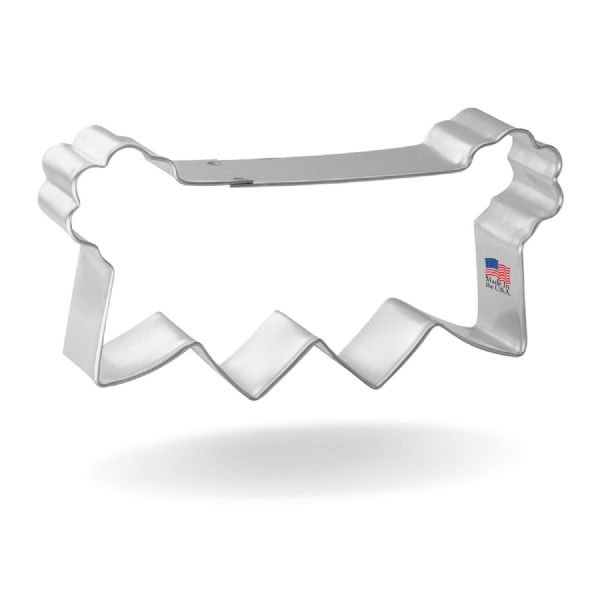 Four Flag Banner Cookie Cutter - 4"